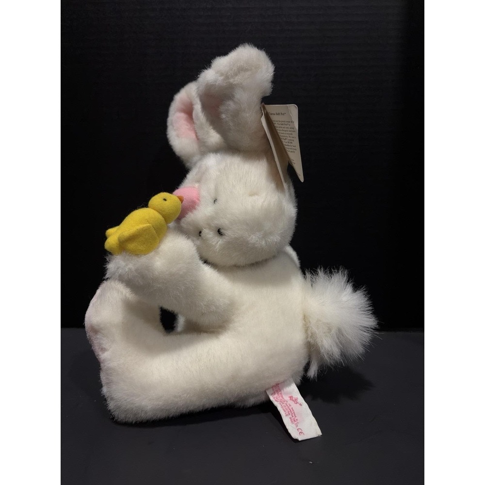 Vintage Russ Berrie Easter Plush W/chick White Rabbit 1994 W/tag - Picture 2 of 11
